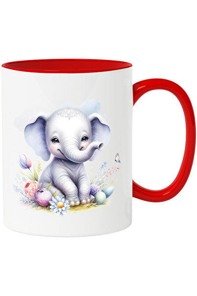 StoryGift Romania Cana cu un pui de elefant care sta degeaba | ilustratie | v...