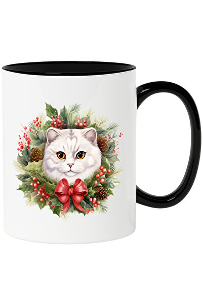 StoryGift Romania Cana cu o pisica alba cu ochi galbeni | ilustratie | vasc |...