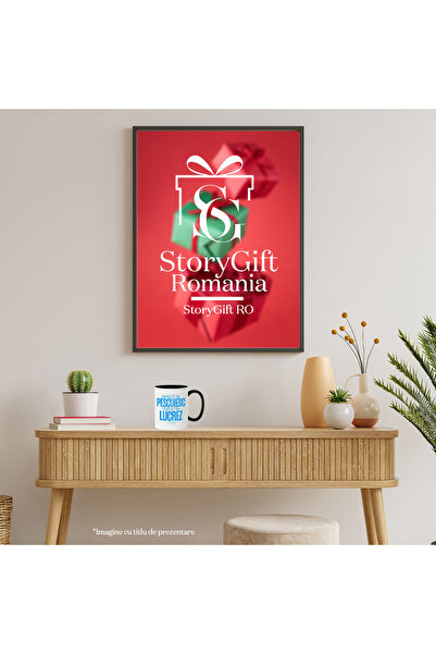 StoryGift Romania Cana cu Iubitorii de Natura Si Pescuit Hobby Sad Face Text In Limba Roaman Nascu, Cu Maner Negru