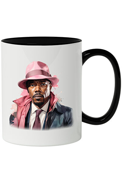 StoryGift Romania Cana Cu Anthony Mackie, Actor, Celebritate, Filme, Multicolor 330 ml, Ceramica c, Cu Maner Negru