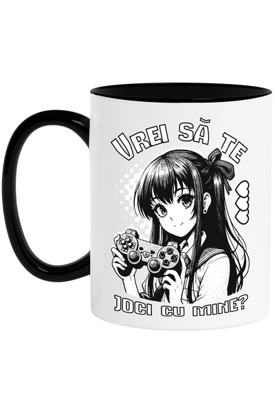 StoryGift Romania Cana fata stil anime jocuri video Vrei să te joci cu mine, ...