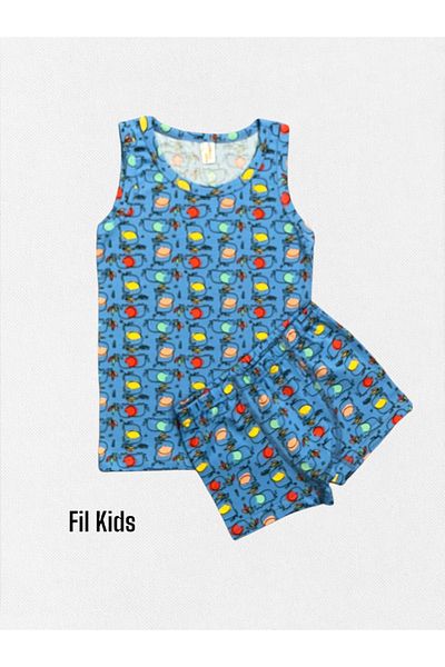 elmas kids Set boxer pentru băiat, 100% bumbac, cu model elefanți, cu cusături pe rețea