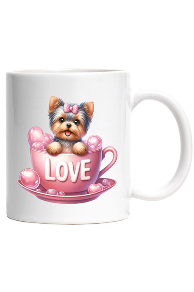 StoryGift Romania Cana cu o catelusa vesela de talie mica | ilustratie | sta ...