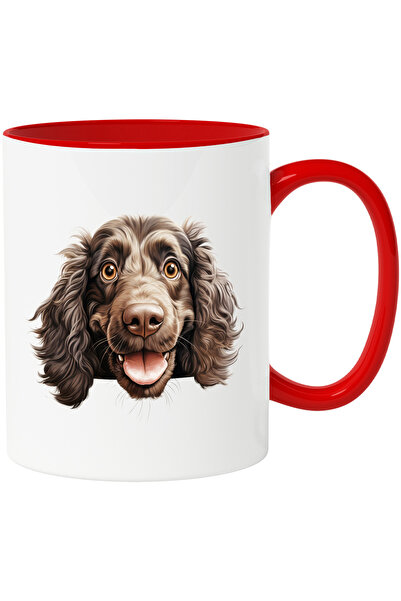 StoryGift Romania Cana cu un caine blanos | ilustratie | bucuros | maro inchi...