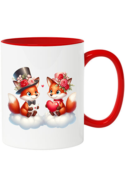 StoryGift Romania Cana cu o vulpe si un vulpoi | ilustratie | fericire | pala...