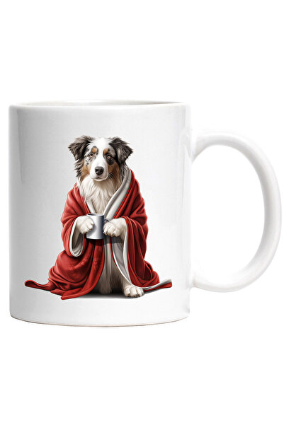 StoryGift Romania Cana cu un caine serios care are un capod pe el | ilustrati...