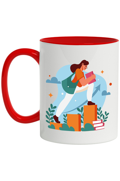 StoryGift Romania Cana Cu Fata, Carti, Nori, Stele, Educatie, Geanta, Multico...