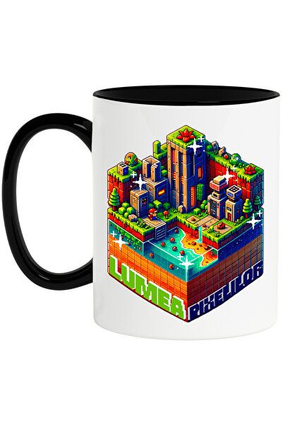 StoryGift Romania Cana joc video Bun venit! Lumea Pixelilor, 330ml, Ceramica ...