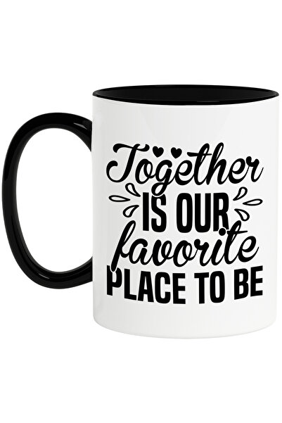 StoryGift Romania Cana cu inimioare cu mesajul "Impreuna este locul nostru fa...