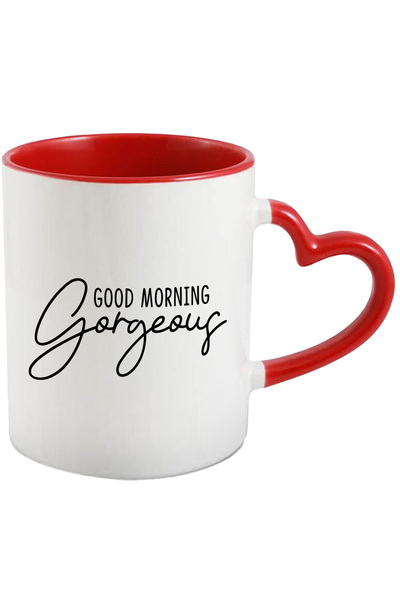 StoryGift Romania Cana cu textul "Buna dimineata, superbo!" - iubita cu Maner...