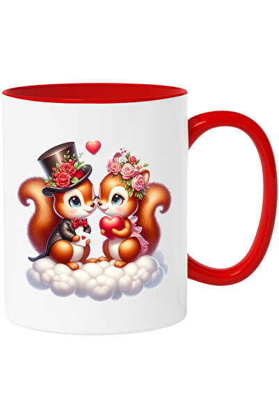 StoryGift Romania Cana cu 2 veverite fericite | ilustratie | relatie | Valent...