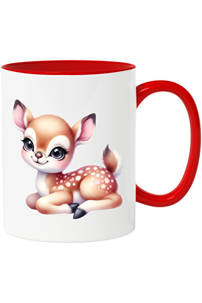 StoryGift Romania Cana cu o caprioara micuta | ilustratie | vesela | imbujora...