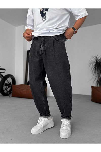 BYBASICMAN Anthracite Balloon Fit Washed Jean Ke-805/796/801