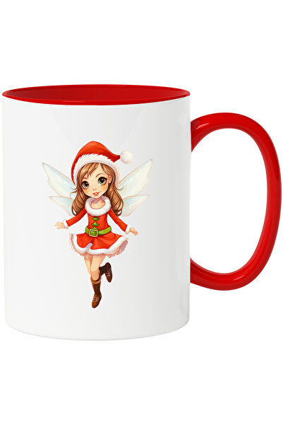 StoryGift Romania Cana cu o fata frumusica care poarta un costum de craciunit...