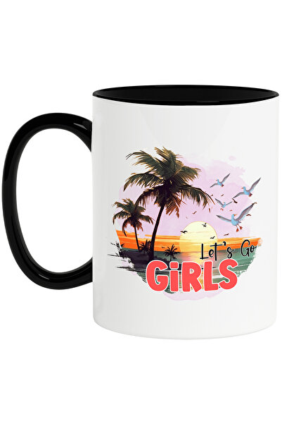 StoryGift Romania Cana cu mesajul "Let's go, girls", vara, vacanta, relaxare,...
