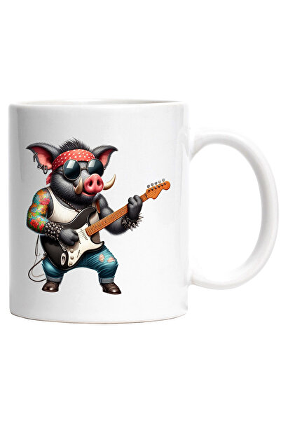StoryGift Romania Cana cu un porc mistret care canta la chitara | ilustratie ...
