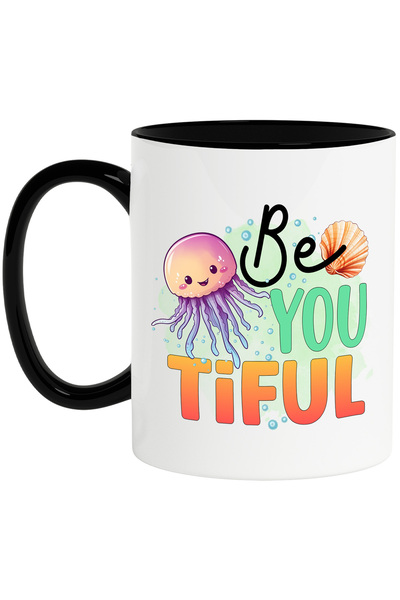 StoryGift Romania Cana cu mesajul "Be you tiful", vara, vacanta, relaxare, co...