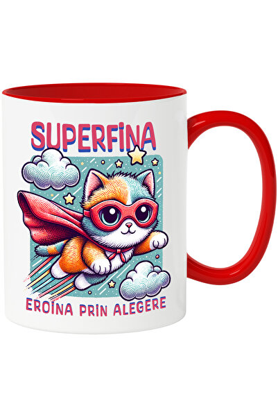 StoryGift Romania Cana Super Fina, SuperErou, Eroina Prin Alegere, 330ml, Cer...