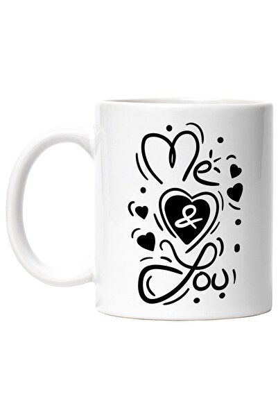StoryGift Romania Cana Cu Mesaj In Engleza Me & You, Inima, Dragoste, Relatie...