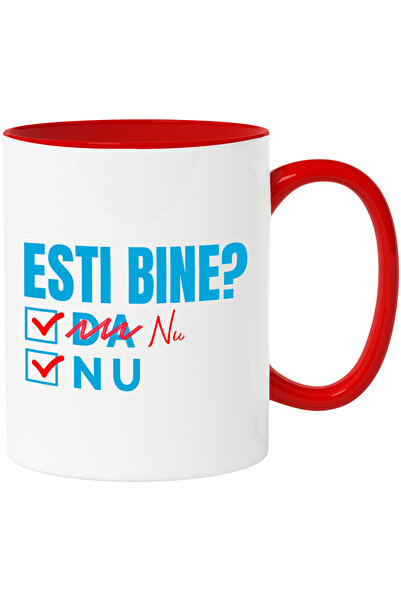 StoryGift Romania Cana cu Intrebare Cu Raspunsuri Multiple Text Esti Bine? Da...