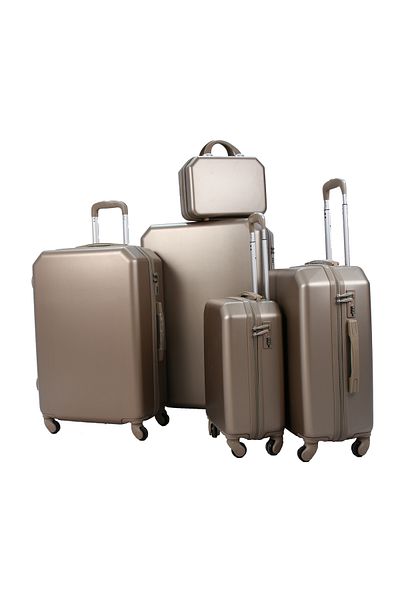 MORANO Murano 5-Piece Luggage Set with Expandable Zipper and Spinner Wheels, 30/26/22/18/12 Inch