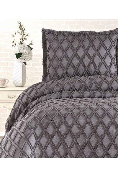 ELVİRAHOME Double 3 Pcs Nordic Bedspread Set-Bed Cover Set-Pike Set Daily Dowry