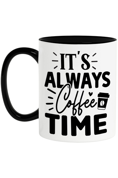 StoryGift Romania Cana pentru cei care beau cafea mereu cu mesajul "It's alwa...