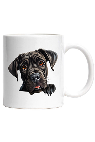 StoryGift Romania Cana cu un catel negru cuminte | ilustratie | asteapta sa f...