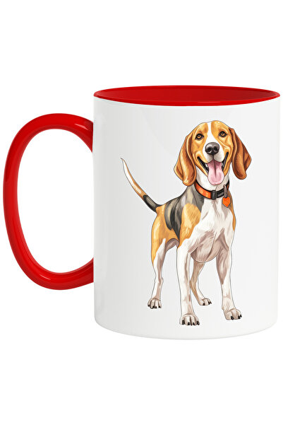 StoryGift Romania Cana cu un catel jucaus | ilustratie | coada ridicata | zga...