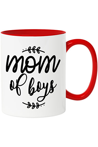 StoryGift Romania Cana cu textul "Mom of boys" - mama de baieti grija rabdare...