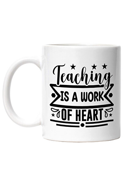 StoryGift Romania Cana cu stelute si mesajul "Teaching is a work of heart" - ...
