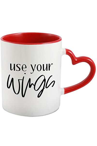 StoryGift Romania Cana cu textul "Use your wings" - foloseste-ti aripile cu M...