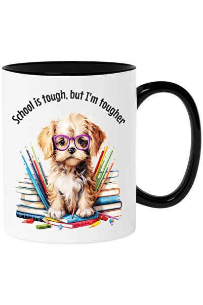 StoryGift Romania Cana cu mesajul "School is tough | but I'm tougher" | scoal...