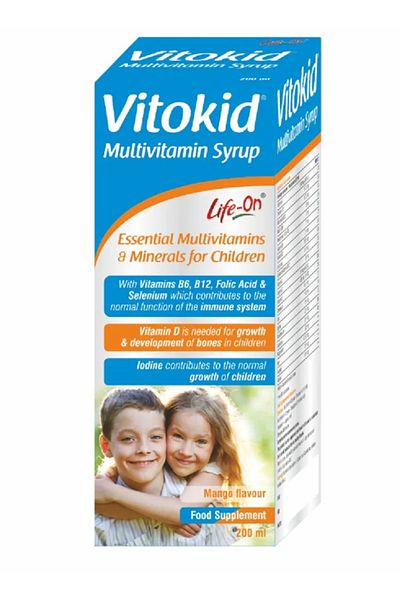 lifeon Life On Vitokid Multivitamin Syrup 200Ml