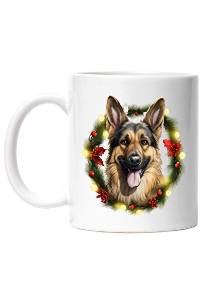 StoryGift Romania Cana cu un caine lup bucuros, ilustratie, coroana, vasc, gl...