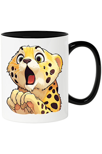 StoryGift Romania Cana cu un pui de jaguar fricos | ilustratie | speriat | ve...