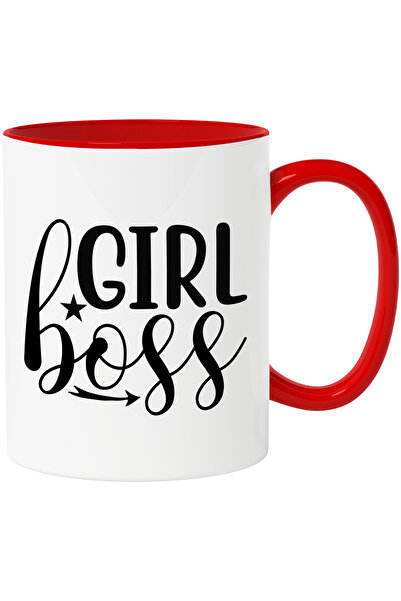 StoryGift Romania Cana cu o steluta si textul in engleza "Girl boss" - fata s...