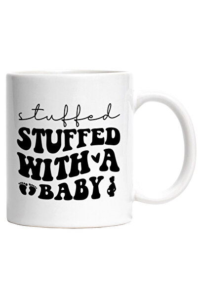 StoryGift Romania Cana Cu Text in Engleza Stuffed With A Baby, Copii, Parinti...