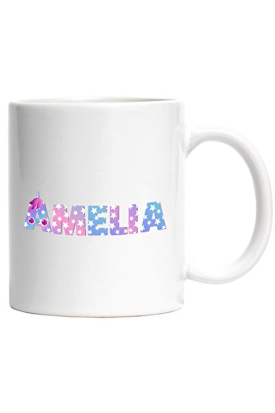 StoryGift Romania Cana Cu Numele Amelia, Unicorn, Printesa, Fairytale, Dragut...