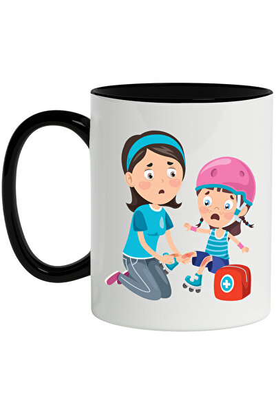 StoryGift Romania Cana Cu Mama, Parinte, Copil, Casca, Trusa De Prim Ajutor, ...