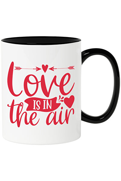 StoryGift Romania Cana cu inimioare si textul "Iubirea e in aer" - pentru per...