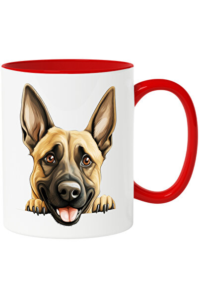 StoryGift Romania Cana cu un caine lup care se uita peste gard | ilustratie |...