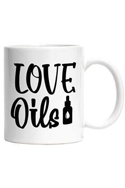 StoryGift Romania Cana cu textul in engleza "Love oils" - uleiuri de iubire c...