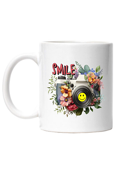 StoryGift Romania Cana cu aparat de fotografiat cu mesajul "Smile", ilustrati...