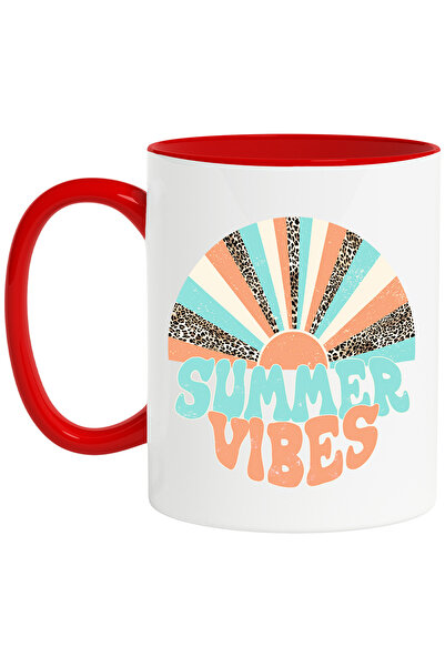 StoryGift Romania Cana cu mesajul "Summer vibes", vara, vacanta, relaxare, co...
