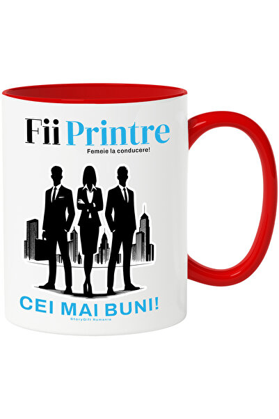 StoryGift Romania Cana Motivational Femeie Intre Doi Barbati Mesaj Fii Printr...