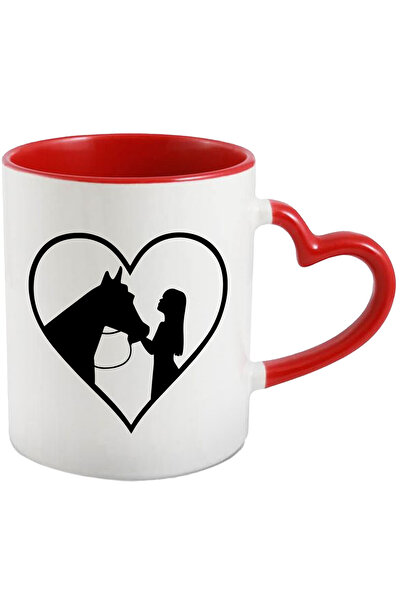 StoryGift Romania Cana cu o inimioara si pentru fetele care iubesc caii cu Ma...