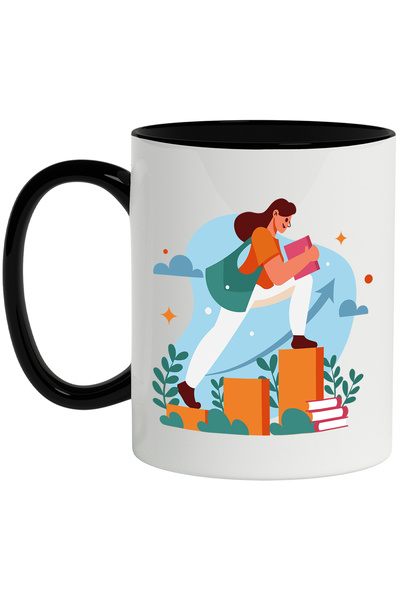 StoryGift Romania Cana Cu Fata, Carti, Nori, Stele, Educatie, Geanta, Multico...