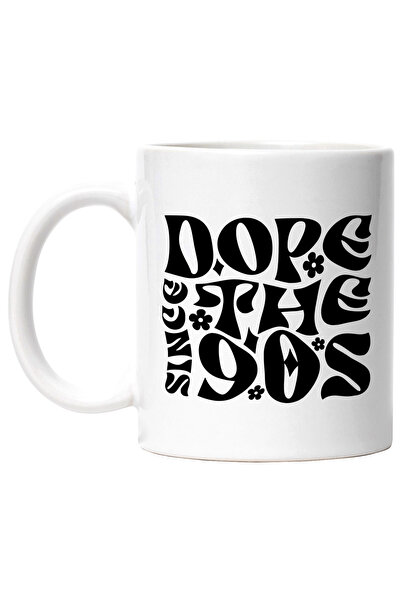 StoryGift Romania Cana cu floricele si mesajul "Dope since the 90s" - marfa i...