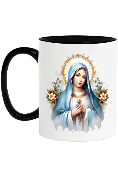 StoryGift Romania Cana cu Fecioara Maria | ilustratie | mama | flori | Maica ...